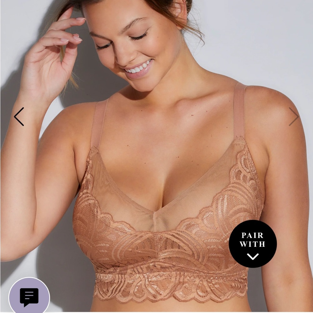Cosabella Puglia Bralette Curvy XS Like New